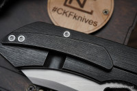 $150 First payment ($730 total) - CKF/Rotten Evo 3.0C (dark Ti handle, ZircuTi pivot collar, Zirc backspacer, Ti clip, M390 handrubbed satin)