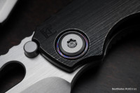 $150 First payment ($730 total) - CKF/Rotten Evo 3.0C (dark Ti handle, ZircuTi pivot collar, Zirc backspacer, Ti clip, M390 handrubbed satin)