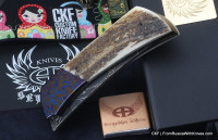 Seraphim Knives Yakuza mini (Laminated steel,Tim, deer horn)