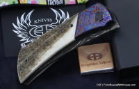 Seraphim Knives Yakuza mini (Laminated steel,Tim, deer horn)