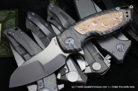 Customized PeaceDuke (M390, Ti, mokume)