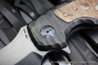 Customized PeaceDuke (M390, Ti, mokume)