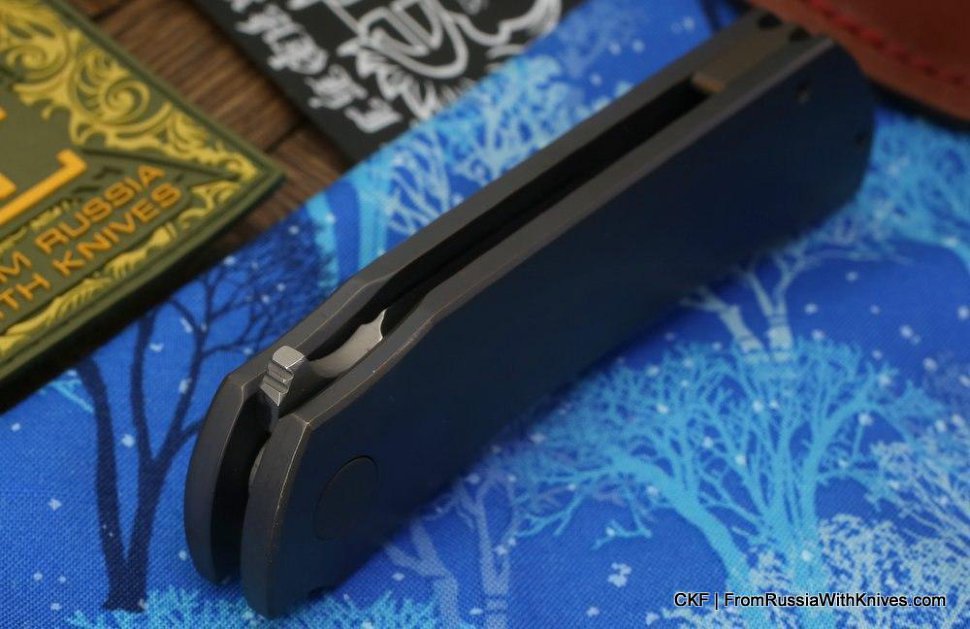 Seraphim Yakuza custom knife (RWL34, Ti clip)