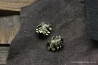 Brass pair of mini-beads Kratos Fist 19.1