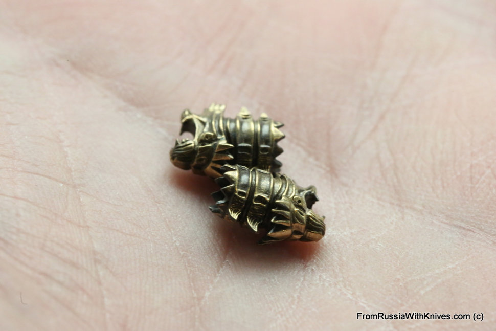 Brass pair of mini-beads Kratos Fist 19.1