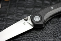 DISCONTINUED - Sukhoi Knife (Anton Malyshev design, S35VN, 2rbs, titanium+CF)