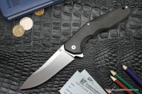 DISCONTINUED - ELF Knife (Anton Malyshev design, S35VN, bearings, titanium+CF)