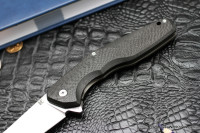 DISCONTINUED - ELF Knife (Anton Malyshev design, S35VN, bearings, titanium+CF)