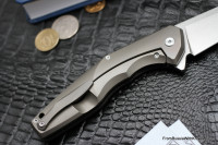 DISCONTINUED - ELF Knife (Anton Malyshev design, S35VN, bearings, titanium+CF)