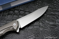 DISCONTINUED - ELF Knife (Anton Malyshev design, S35VN, bearings, titanium+CF)