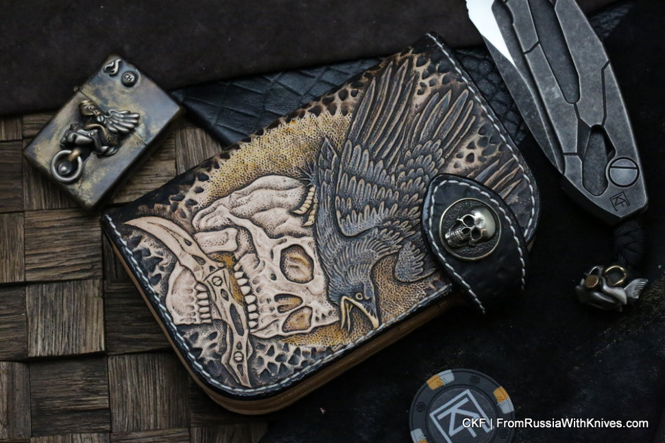 Custom Leather Wallet CKF Krokar-2