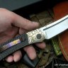 Seraphim Yakuza M custom knife (M390, Tim clip, Mokuti) 
