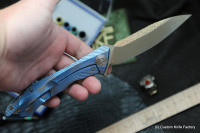#20 Rabbit Knife customized (Alexey Konygin design, s35vn, titanium, bearings)