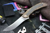 #1 CKF Sablya customized (M390, Ti+CF, bearings)