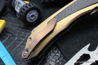 #1 CKF Sablya customized (M390, Ti+CF, bearings)