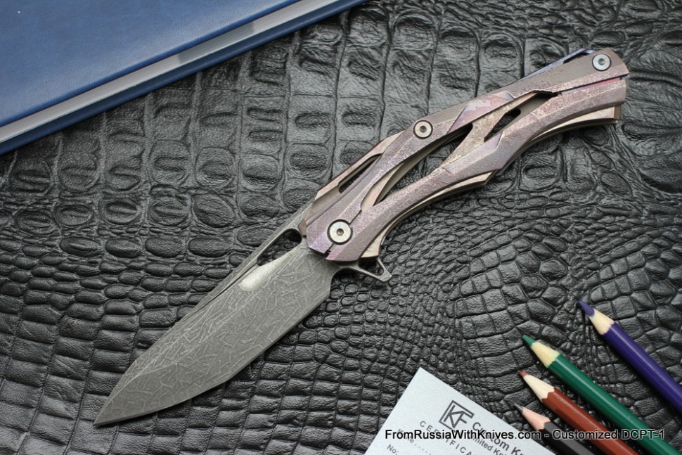 #4 Customized Decepticon-1 Knife (Alexey Konygin design, Stas Bondarenko customization)