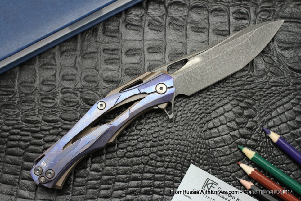 #4 Customized Decepticon-1 Knife (Alexey Konygin design, Stas Bondarenko customization)