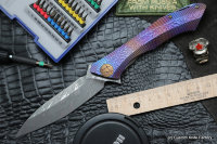 #21 Rabbit Knife customized (Alexey Konygin design, s35vn, titanium, bearings)