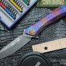 #21 Rabbit Knife customized (Alexey Konygin design, s35vn, titanium, bearings)