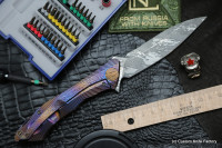 #21 Rabbit Knife customized (Alexey Konygin design, s35vn, titanium, bearings)