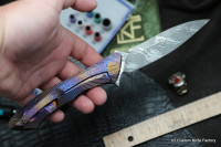 #21 Rabbit Knife customized (Alexey Konygin design, s35vn, titanium, bearings)