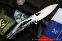 DISCONTINUED - DCPT-3 damascus clip (Aleksey Konygin, M390, bearings)