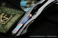 DISCONTINUED - DCPT-3 damascus clip (Aleksey Konygin, M390, bearings)