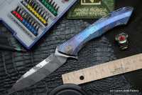 #19 Rabbit Knife customized (Alexey Konygin design, s35vn, titanium, bearings)