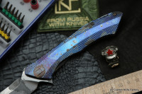 #19 Rabbit Knife customized (Alexey Konygin design, s35vn, titanium, bearings)