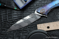 #19 Rabbit Knife customized (Alexey Konygin design, s35vn, titanium, bearings)