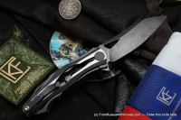 DISCONTINUED - DCPT-3 Black (Aleksey Konygin, M390, bearings)