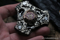 One-off CKF Pepyakka 3K fidget spinner puzzle