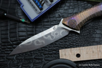 #22 Rabbit Knife customized (Alexey Konygin design, s35vn, titanium, bearings)