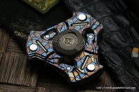 One-off CKF Pepyakka 3K fidget spinner puzzle