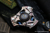 One-off CKF Pepyakka 3K fidget spinner puzzle