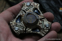 One-off CKF Pepyakka 3K fidget spinner puzzle