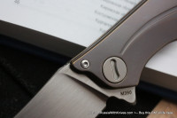 DISCONTINUED - MILK (Alex Vorobyov, M390, Ti anod, bearings, handrubbed satin)