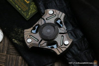 One-off CKF Pepyakka 3K fidget spinner puzzle
