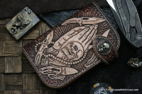 Custom Leather Wallet CKF Pray-3