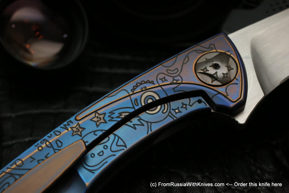 One-off customized Tegral knife -POW!-