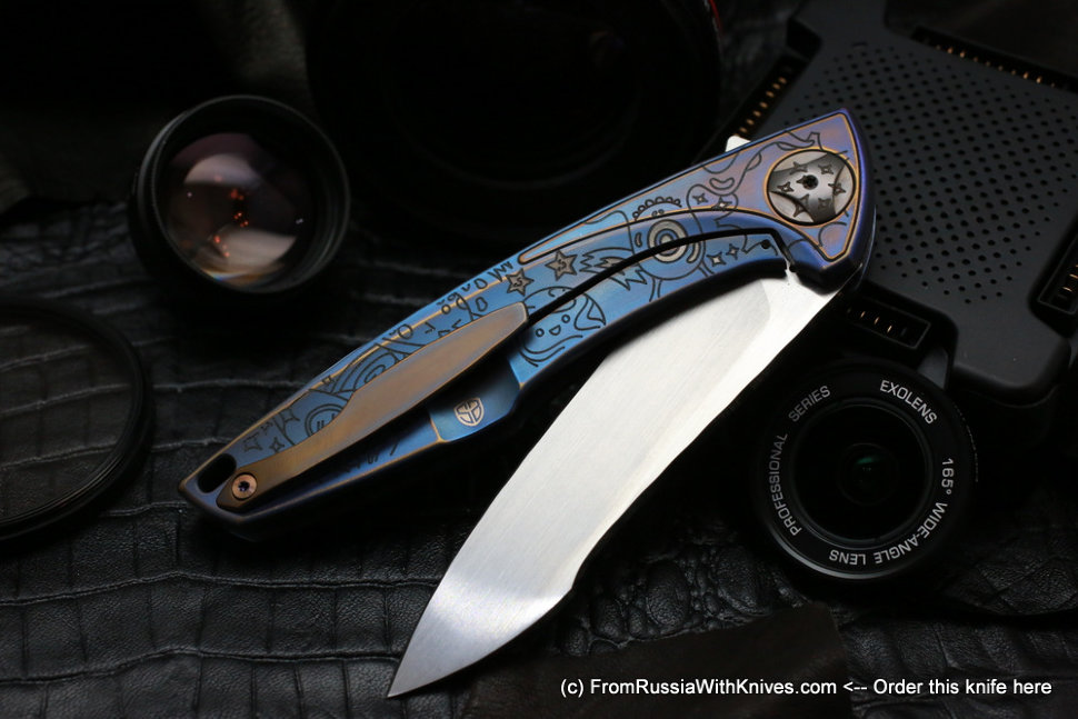 One-off customized Tegral knife -POW!-
