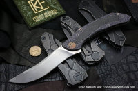 One-off CKF Sablya knife - BLUZ -