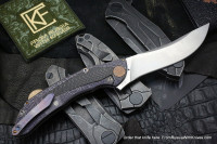 One-off CKF Sablya knife - BLUZ -