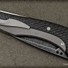 DISCONTINUED - Sukhoi Knife BW (Anton Malyshev design, S35VN, 2rbs, titanium+CF)