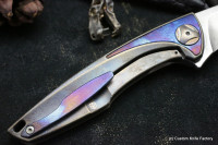 Customized Tegral knife -Scull Wings-