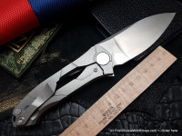 DISCONTINUED - Ratata GRY (M390, Ti, bearings)