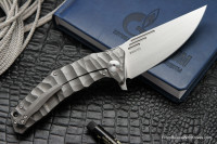 DISCONTINUED - Morrf-3 Knife (Evgeny Muan design, S35VN, bearings, CF+Ti)