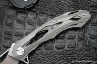 DISCONTINUED - Decepticon-2 Knife (Alexey Konygin design, s35vn, bearings, titanium)