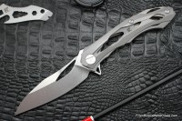 DISCONTINUED - Decepticon-2 Knife (Alexey Konygin design, s35vn, bearings, titanium)