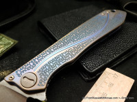 One-off Customized MILK - PATT -  (M390, Ti anod, bearings, handrubbed satin)